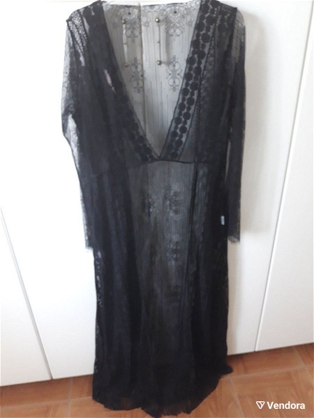  Nidodileda Vintage Black Swan forema Black Swan apo mairi dantela/ foriete mpros- piso / Nidodileda vintage black lace dress