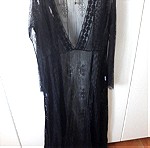 Nidodileda Vintage Black Swan Φόρεμα Black Swan από μάυρη δαντέλα/ φοριέται μπρος- πίσω / Nidodileda vintage black lace dress
