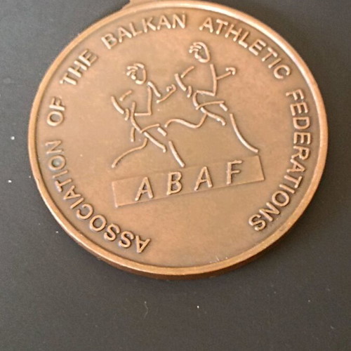 Bronze medal Balkan Athletics Games Tripoli 2006 like new