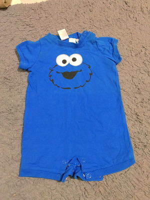 Short-sleeve romper for 1-2 months like new