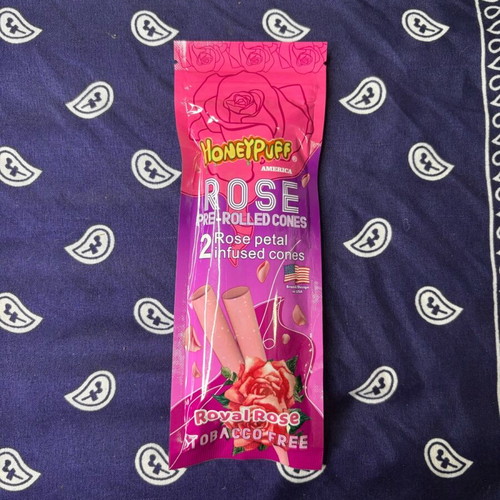 Honeypuff Rose Petal Pre-Rolled Cones Royal Rose new, tobacco free