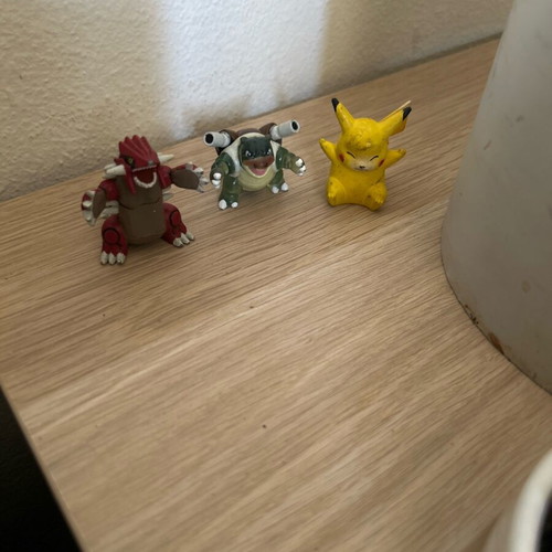 Pokemon used mini figures set of 3 legendary characters