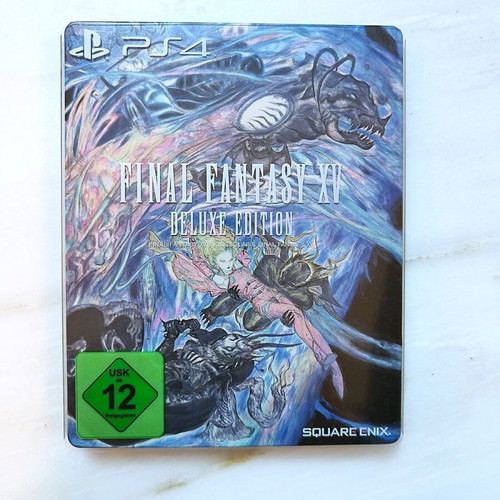 Final Fantasy XV Deluxe Edition PS4 Steelbook like new, complete