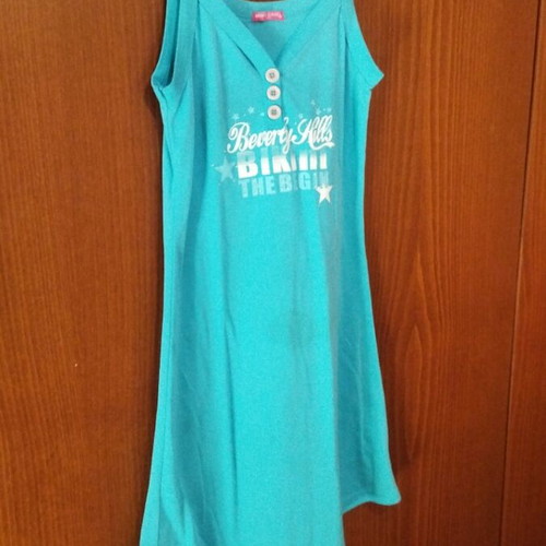 Beach dress turquoise L/XL like new