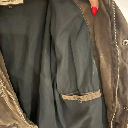 Jacket like new, size XL, brown and green