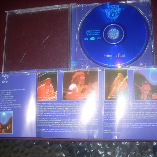Tempest CD Living In Fear like new, rock