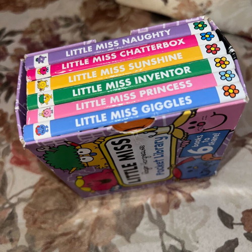 Little Miss Pocket Library 6 books used, English, ages 3+