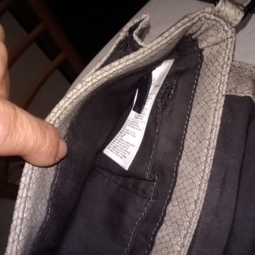 GAP handbag used, grey, 23x13 cm, with wrist strap