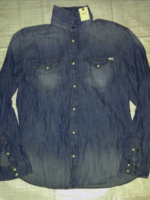 Jack & Jones jean shirt, cowboys style, blue, M-L