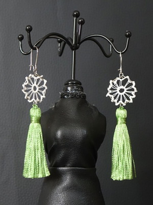 Dreamcatcher earrings new, multicolor