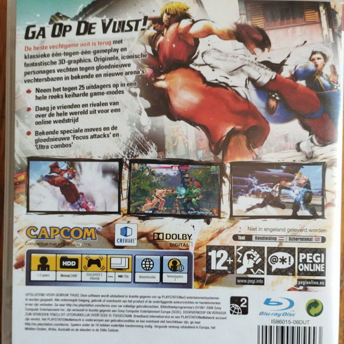Street Fighter 4 PS3 game used, complete