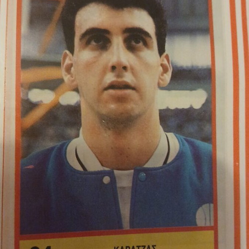 Karatzas Eurobasket 87 collectible sticker used