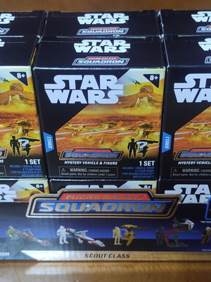 Star Wars Micro Galaxy Squadron Series 2 unopened κουτιά τυχαίου οχήματος και φιγούρας, σετ 12