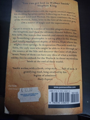 The Quest by Wilbur Smith, English book
