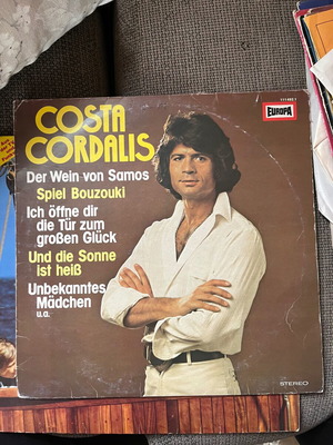 Vinyl with Costa Cordalis like new, entechno