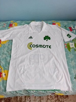 Παναθηναϊκός φανέλες ποδοσφαίρου adidas 2008 επετειακές, σαν καινούργιες, μέγεθος XXL