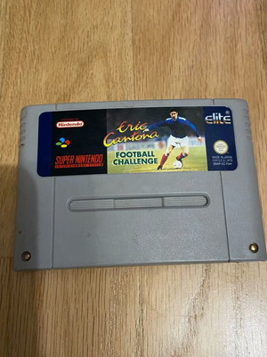 Eric Cantona Football Challenge used game for Super Nintendo
