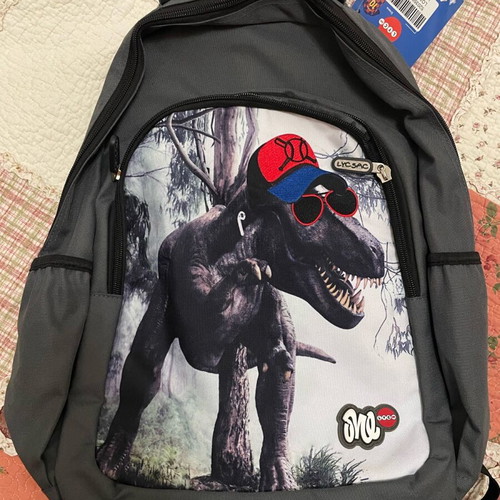 Lyc Sac Jurassic Park backpack new with tags gray