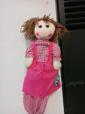 Storage doll used for bags