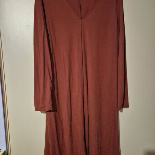 Midi dress like new, terracotta color, size L