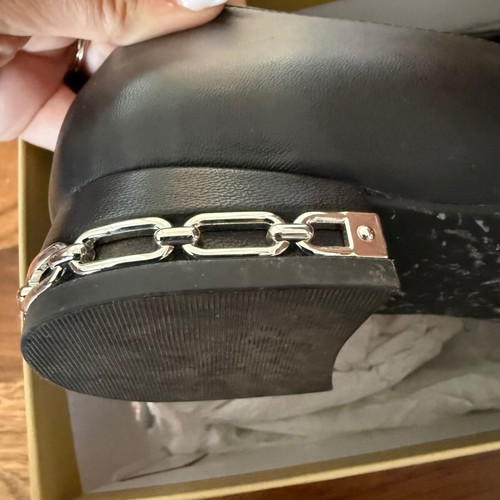 Michael Kors black ballerinas like new, size 36.5