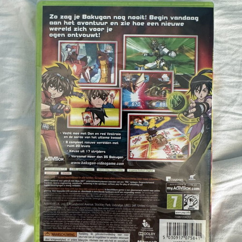 Bakugan Battle Brawlers Xbox 360 game new