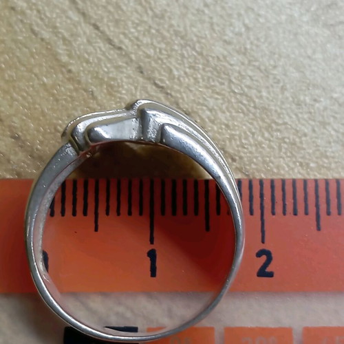 Silver ring 925 like new, size 55-56
