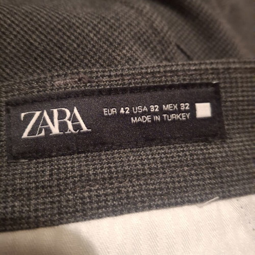 Zara pants, gray, size M