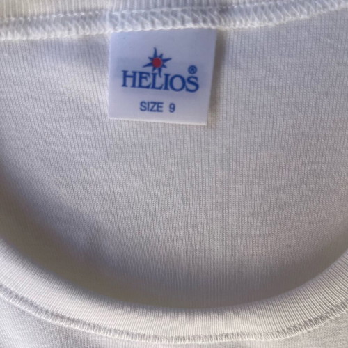 Helios children's undershirts set of 7 new, white, cotton