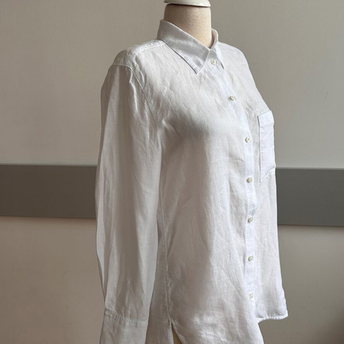 Marc O'Polo pure linen white shirt like new, sizes 36-40
