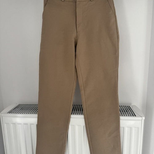 Tailored cigarette pants beige size 32 like new