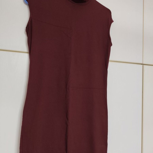 Celestino sleeveless dress, burgundy, size Large