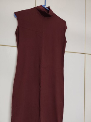Celestino sleeveless dress, burgundy, size Large