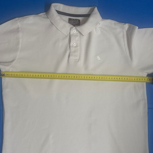 B.S.BAG'S White Polo Shirt size XL like new