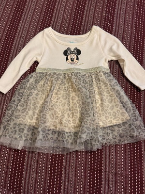Disney dress new with gold details on tulle