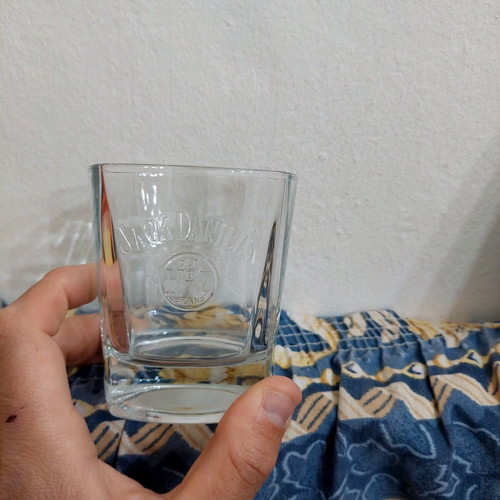 Jack Daniels whiskey glass collectible like new