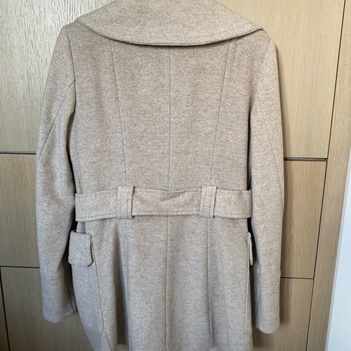 Zara coat like new, ecru, size M