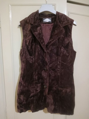 Velvet vest jacket Small size