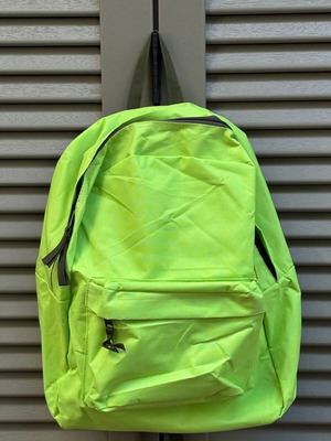 School bag like new, light green