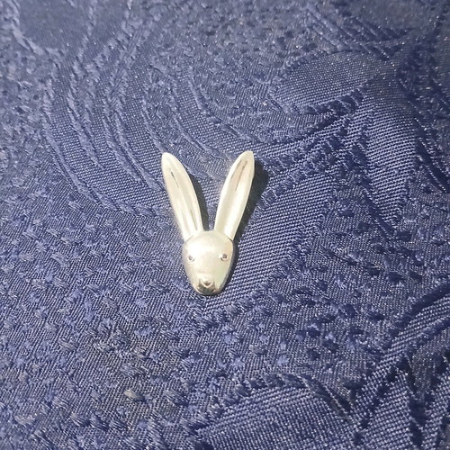 Playing Card Earrings Set and Lucky Bunny Pendant Silver 925 new