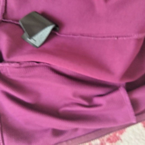 H&M Move sports jacket used, size Medium, purple with shiny texture