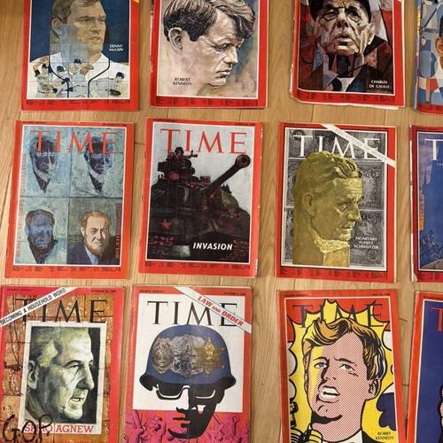Time magazine vintage collection used, 49 issues from 60s and 70s