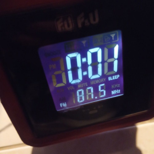 F&U Retro Style Digital Radio Clock used