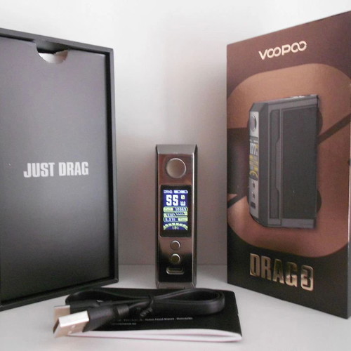 Hellvape Dead Rabbit v2 RTA Gun Metal and Voopoo Drag 3 177W Grey