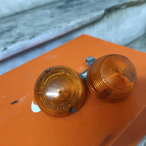 Honda C50 6v used rear turn signal with two lenses
