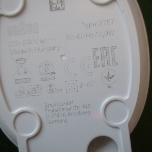 Braun Oral B Type 3557 power supply new