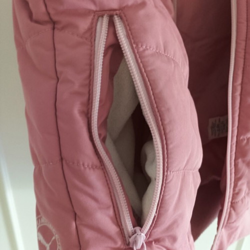 Vintage Puma sleeveless puffer vest, pink