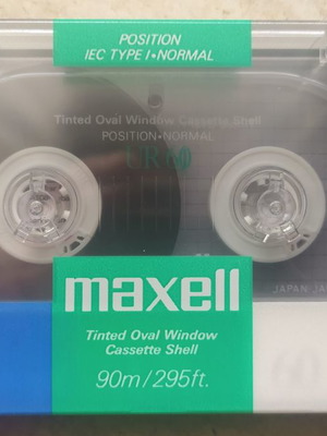 Maxell UR 60 Vintage κασέτες καινούργιες, σφραγισμένες, παλιό απόθεμα, 27 τεμάχια
