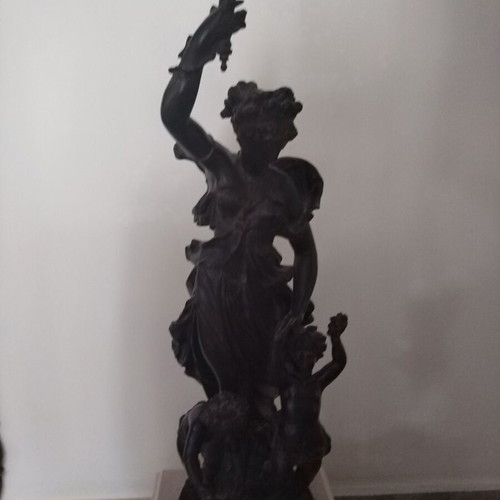 Vintage table clock like new, unique Spanish