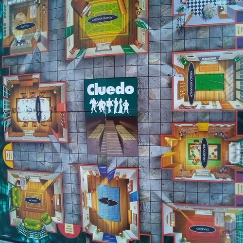 Cluedo Parker board game used with missing parts